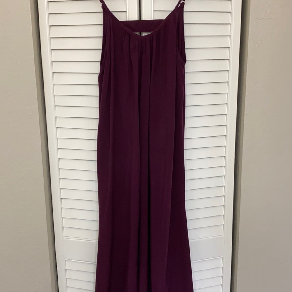 3/20 Hi low plumb colored dress. Size S